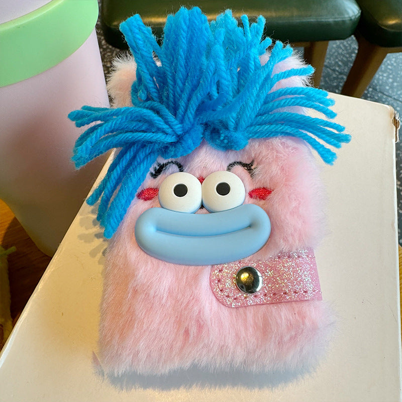 Wholesale Cute Journal Book High Color Value Girl' s Heart Plush Book Notebook